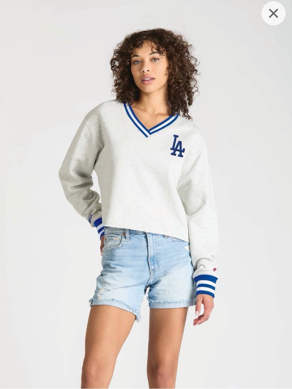 MLB LA Dodgers Women’s Champion Boxy Sweatshirt